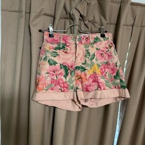 BDG Pink Floral Women's Shorts